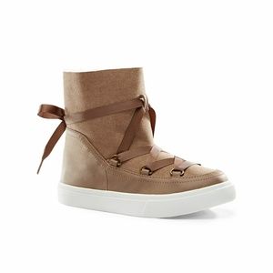 Girls' Chestnut Lace-up Bootie